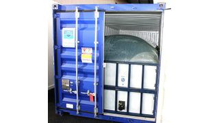 Nach einmaligem Gebrauch werden die eingesetzten Materialien der Flexitanks von JF Hillbrand umweltfreundlich recycelt. Bild: JF Hillebrand (Archiv: Vogel Business Media)