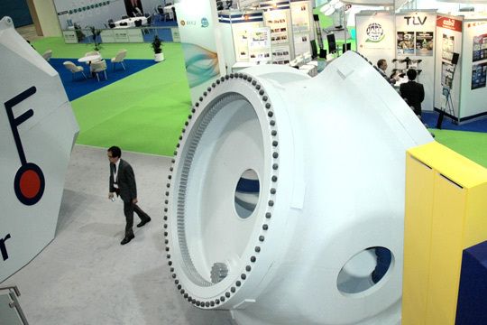 Das Bauteil einer modernen Windturbine. (Archiv: Vogel Business Media)