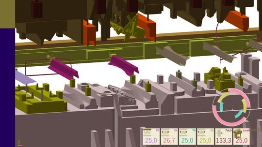 Kinematische Simulation: Abläufe sichtbar, Werkzeuge besser, Produktion effizienter – mit automatischer Kollisionserkennung.(Bild:  Stauder)