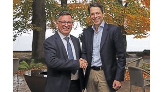 Erich Sannemann (li.), Direktor von Swissmechanic, und Stefan Brupbacher (re.), Direktor von Swissmem. (Bild: Swissmechanic)