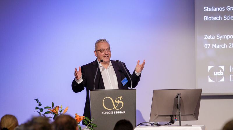 Stefanos Grammatikos, Vice Präsident Bioscience beim belgischen Biotechunternehmen UCB (Bild: Zeta)