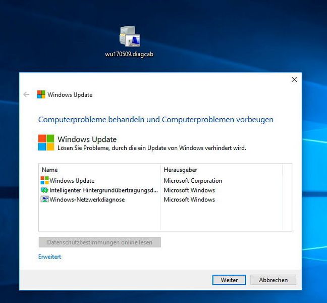 Microsoft bietet ein Zusatztool an, das ebenfalls in der Lage ist Probleme mit Windows-Update zu beheben. (Joos)