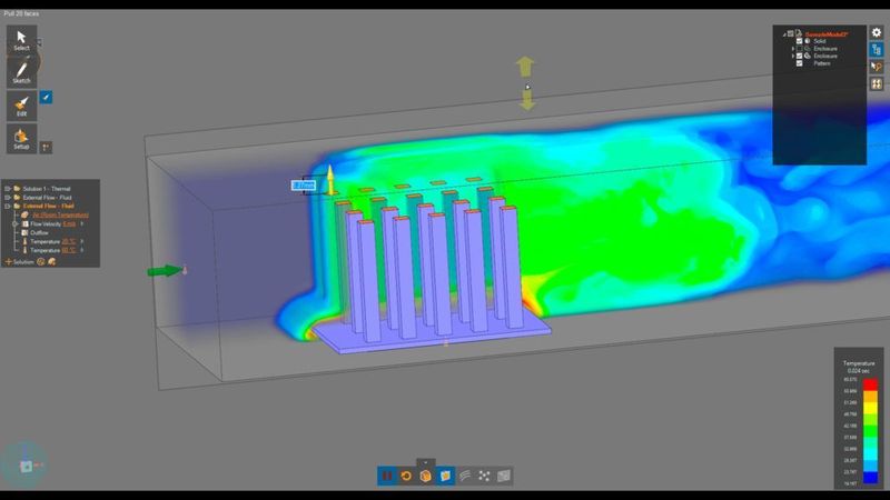 Discovery Live unterstützt fluidische, strukturelle und thermische Simulations-Applikationen (Ansys)