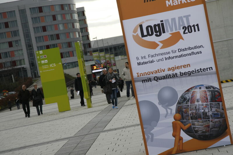 Unter dem Motto „Aktiv agieren – mit Qualität begeistern“ fand die Messe Logimat vom 8. bis 10. Februar auf dem Stuttgarter Messegelände statt. (Archiv: Vogel Business Media)