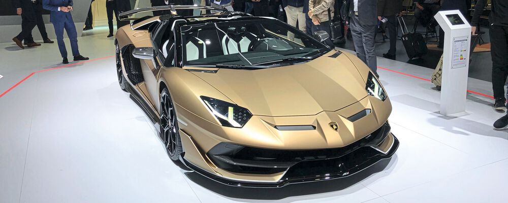 Teuer Und Schnell Sportwagen Auf Dem Genfer Autosalon