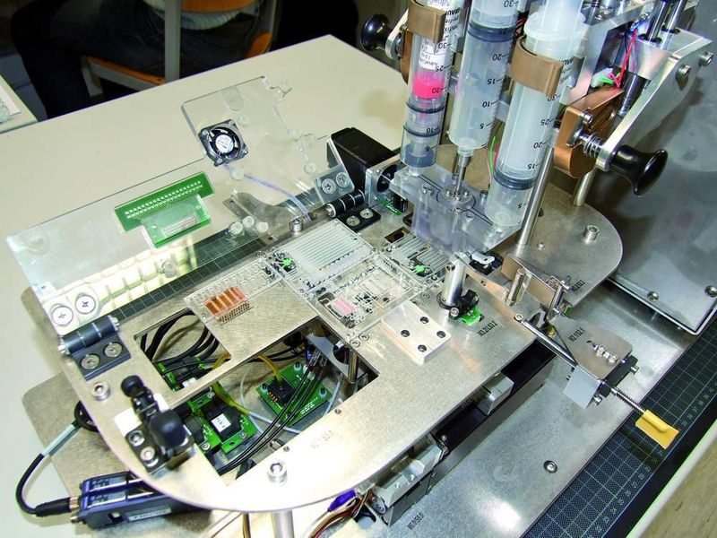 Bild 3: System zur Analytik von zirkulierenden Krebszellen. (Archiv: Vogel Business Media)