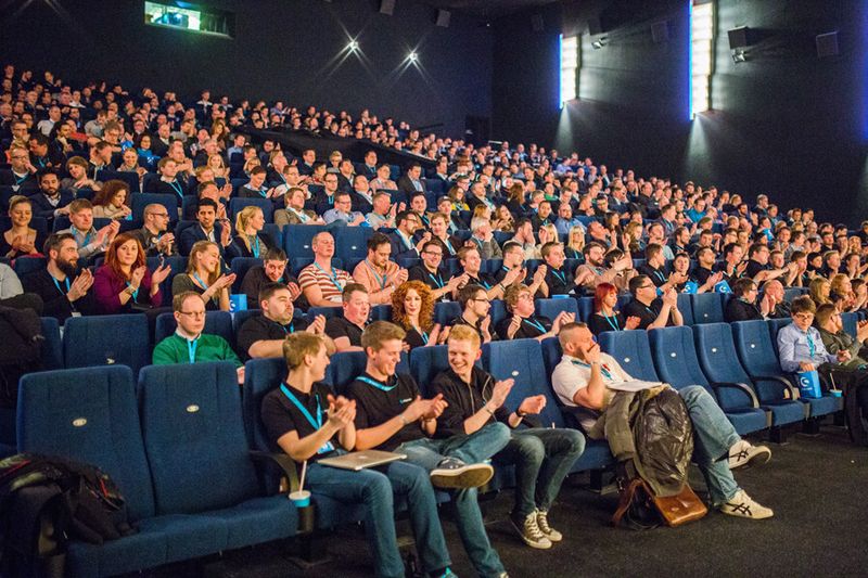 Saal 3 des Cineplex Münster war nach der Vorstellung begeistert. (Bild: Shopware AG)