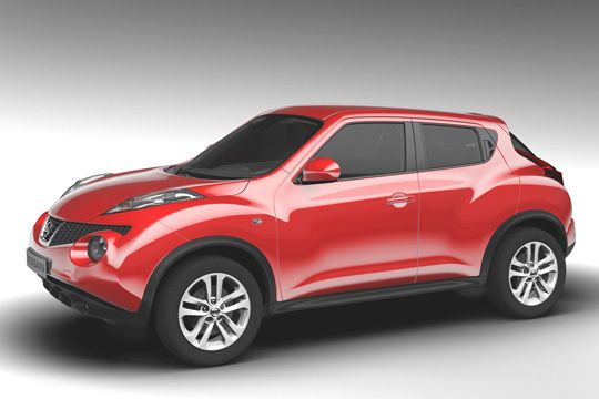 Kraftvoller Auftritt: Der neue Nissan Juke wird zum Markstart im Herbst mit drei Motoren angeboten. Zur Wahl stehen zwei 1,6 l-(Turbo-)Beziner mit 86 kW/117 PS und 140 kW/190 PS sowie ein 1,5 l-dCi-Turbodiesel mit 81 kW/110 PS. (Archiv: Vogel Business Media)