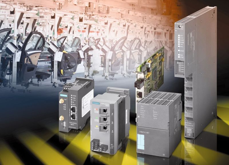 Integrierte Security-Funktionen erhöhen die Sicherheit der Netzwerke.  (Bild: Siemens)