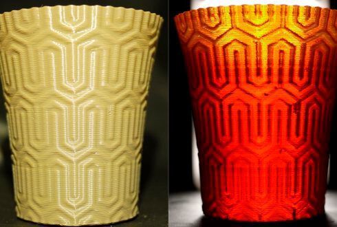 The Lycurgus cup, dating from 4th-century Rome, is an intricately glass vessel whose colour changes from green to red depending on whether it is illuminated from the front or from behind (Wageningen University & Research)