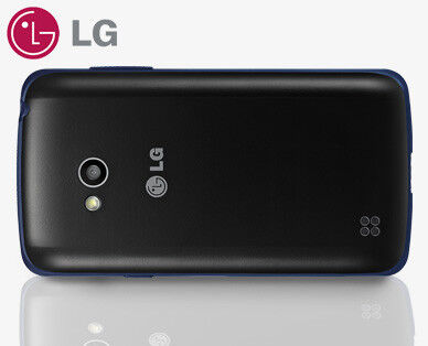 Das LG Optimus L5 hat ein gummiertes Gehäuse. (Bild: Aldi)