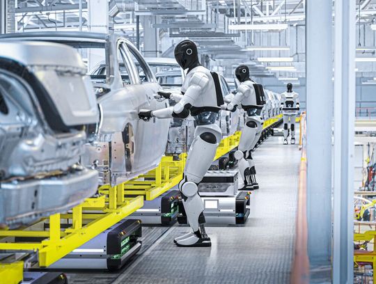 Die Neura-Roboter basieren auf einem gemeinsamen KI-Stack, der allen Robotertypen zugute kommt.(Bild:  Neura Robotics)