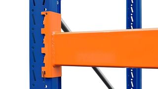 Passend zu allen SLP-Regalen: der „EUROKRAFTpro“-Stützrahmen. (Kaiser+Kraft)