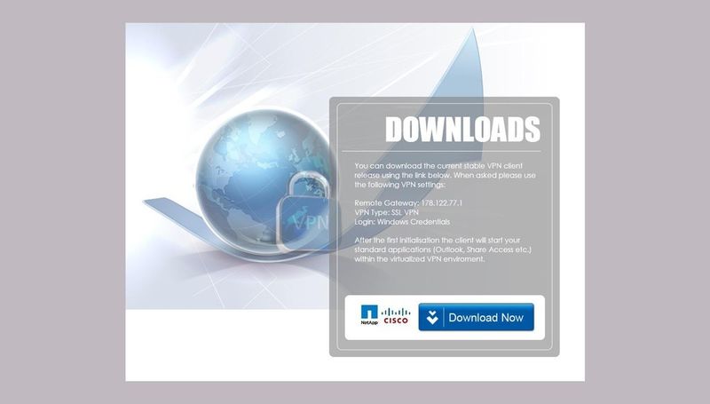 Beispiel-Template: Download VPN Trojaner. (Bild: GTTA)
