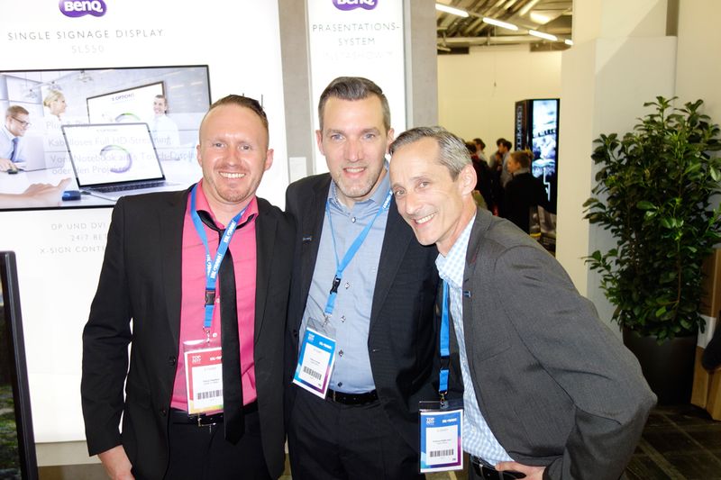 (v. l.) Pascal Papilion, ZEMA-IT, mit Patrick Hottel und Andreas Rettkowski, Ingram Micro. (Bild: IT-BUSINESS)
