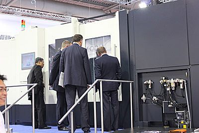 Das Bearbeitungszentrum MAG61 zur Hochleistungszerspanung von Aluminium. ... (Archiv: Vogel Business Media)