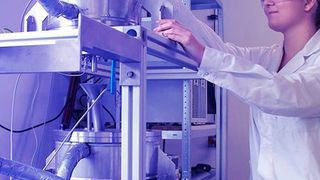 Deoiling-Versuchsstand der EDL in Leipzig  (EDL)