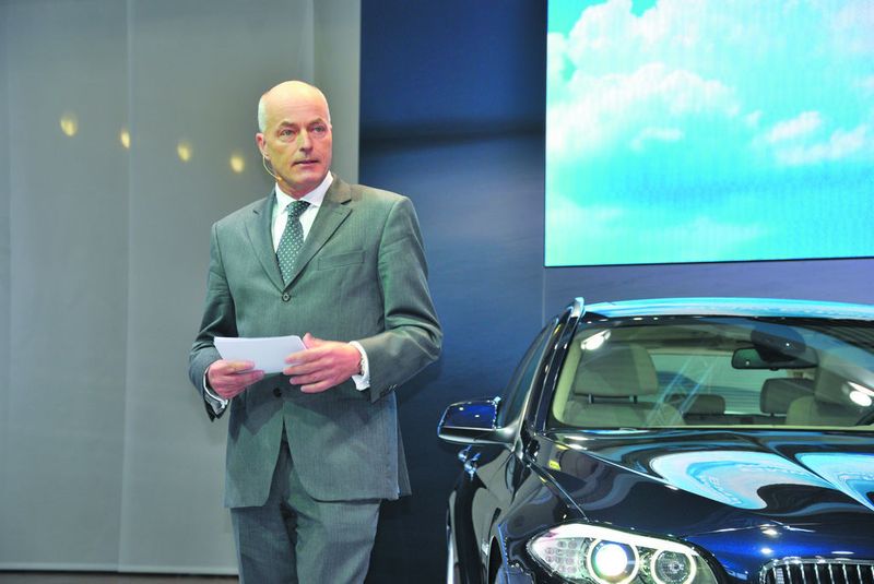 Karsten Engel, Leiter Vertrieb Deutschland BMW Group, zeichnete auf der AMI in Leipzig kein rosiges, aber durchaus positives Wirtschaftsbild der  Marke BMW und seiner Händler. (Archiv: Vogel Business Media)