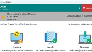 „Ucheck“ hilft beim Aktualisieren der installierten Programme.  (Bild: Thomas Joos)