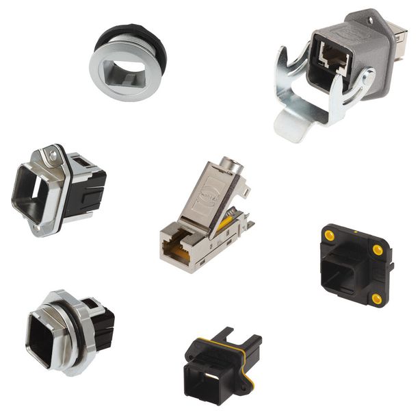 Mittlerweile gibt es eine große Anzahl von preLink® Verkabelungskomponenten mit diversen Steckgesichter, IP Schutzgraden und Bauformen. (Bild: Harting)