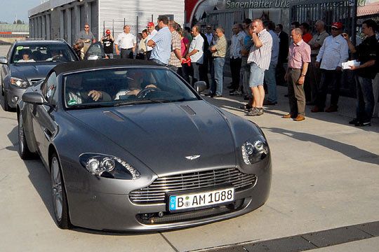 Das Gefährt durfte auch gefahren werden. (Archiv: Vogel Business Media)