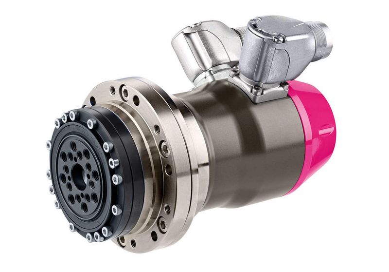 Der kompakte LynxDrive ist ein Servoantrieb aus Harmonic Drive Getriebe, AC-Servomotor mit konzentrierter Wicklung sowie Mess-System für die Drehzahl- und Lageerfassung.  (Bild: Harmonic Drive)
