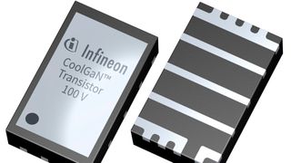 Infineon's CoolGaN 100 V transistor family offers high switching performance and power capacity in a compact package. (Image:Infineon)