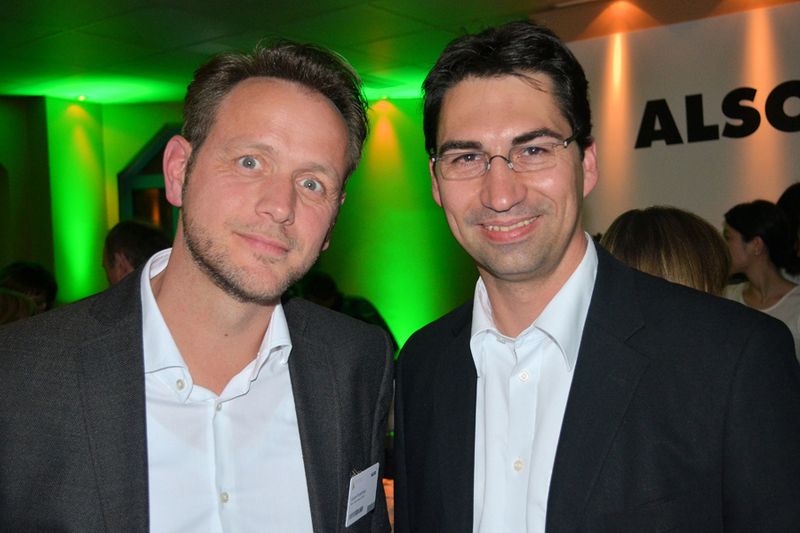 Guido Forsthövel (Benq) und Steffen Buck (Deutsche Messe) (IT-BUSINESS)