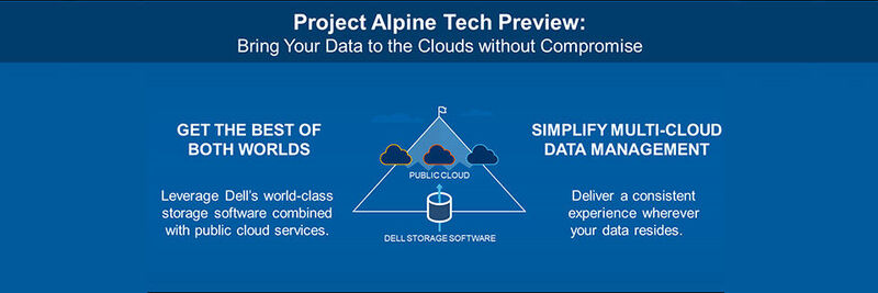 Project Alpine bringt die Block- und File-Storage-Plattformen von Dell Technologies in die gängigen Public Clouds 