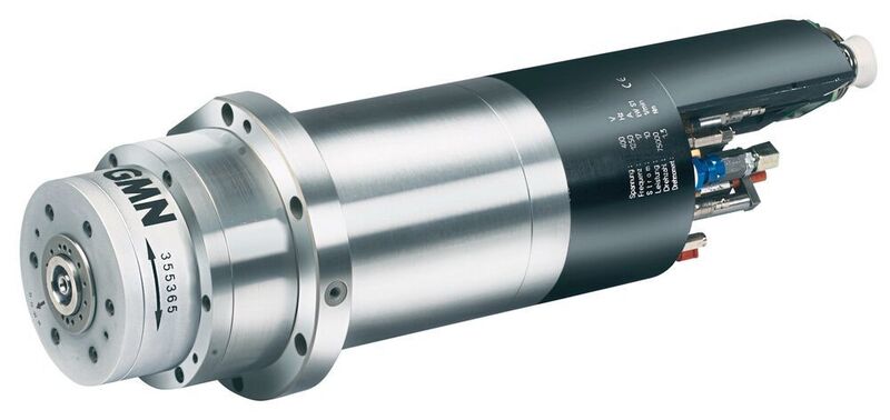 Mit dem Modell UHC 120 - 75000/10 präsentiert GMN auf der AMB 2018 erstmals eine vollständig neu überarbeitete Spindel für die Mikrozerspanung.  (GMN / F. Somieski)