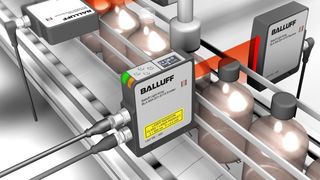 Störende Objekte im Messfeld des Lichtbandes lassen sich einfach mit wenigen Eingaben am Display ausblenden (Blanking), zum Beispiel Einbauten oder Objekthalterungen. (Balluff)