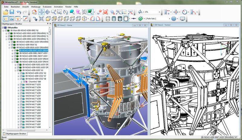 Die XVL Technical Illustration Suite ist eine Komplettlösung, die Kosten und Zeitaufwand senkt, wenn technische Dokumentationen und Bilder aus bestehenden 3D-CAD-Daten erstellt werden sollen.  (Data CAD)