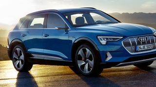 Der neue E-Tron ist das erste rein elektrische Serienmodell von Audi. (Audi AG)