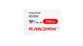 Die microSD-Card IX QD352 mit 256 GB ist eine der neuen Industrial-Speicherkarten von Sandisk. (Bild: Sandisk)
