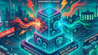 In Deutschland haben die Schäden durch Ransomware-Angriffe laut aktueller Bitkom-Studie erstmals die Marke von 200 Milliarden Euro überschritten.  (Bild: KI-generiert)