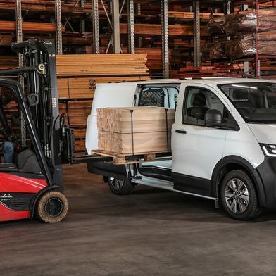 Der E-Transporter von Volkswagen Nutzfahrzeuge ist xxx xx xxx. (Bild: VWN)