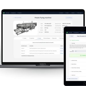 Die Plattform Stryza bündelt alle Informationen zu Maschinen und ist damit die Basis für das Workflow-, Kompetenz und Wissensmanagement.(Bild:  Stryza)