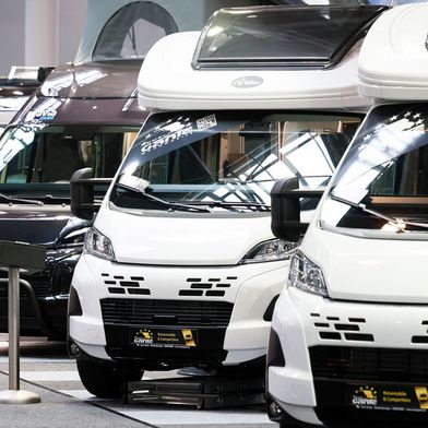Die spezialisierten Händler von Freizeitmobilen sehen Licht am Ende des Tunnels. (Bild: Messe Düsseldorf / ctillmann)