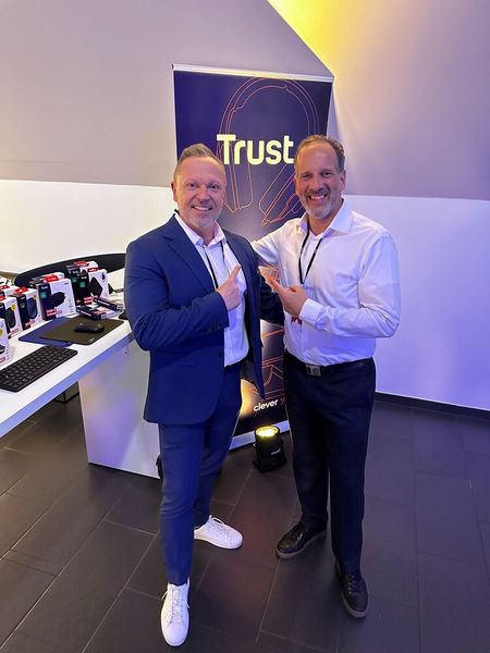 Old Buddies, Thomas Lantemann (l., Eures) und Torsten Schmidtke (Trust). (Bild: Vogel IT-Medien)