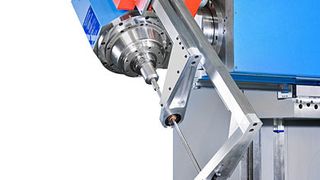 Die Tiefbohreinheit für Fräsmaschinen kann Tiefbohrungen von 1 bis 15 mm im Längenverhältnis bis zu 120 x D realisieren. Bild: Auerbach (Archiv: Vogel Business Media)