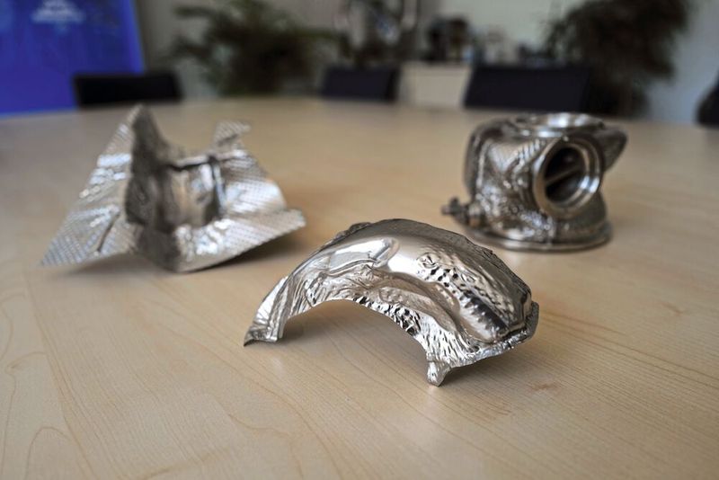 Halbschale für thermische Isolierungen von Turboladern. (Bild: Kölle/Stampack)