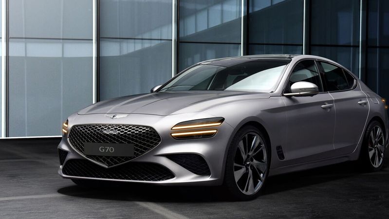 Der Genesis G70 soll wohl 2021 nach Europa kommen. Er bekommt dafür das Gesicht des bereits im Frühjahr vorgestellten G80.(Bild:  Genesis)