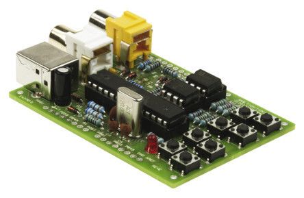 FIGnition inFUZE: 8-bit-Platine für Schulungszwecke (Bild: RS Components)