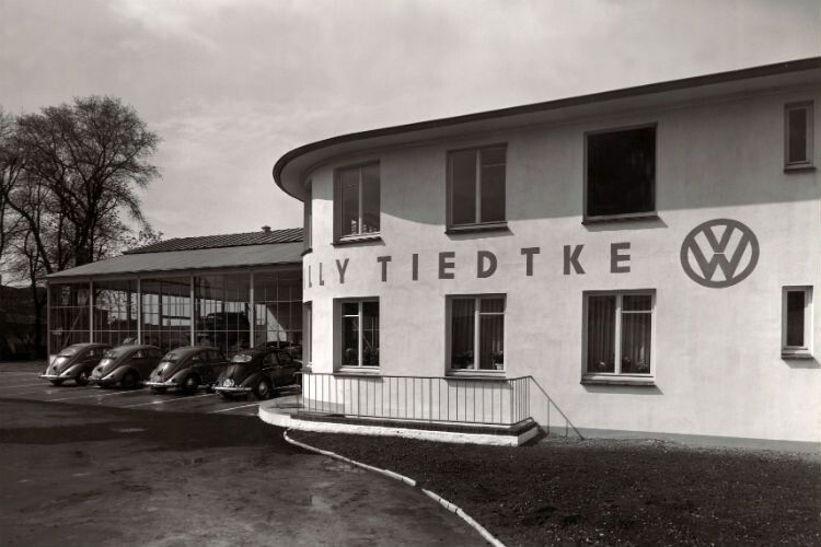Der Betrieb in der Zollstraße in den 1950er Jahren. (Foto: Tiedtke)