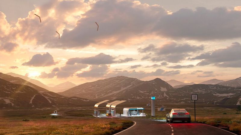 Fliegende Turbinen-Drachen suchen in verschiedenen Höhen nach Wind, um Strom zu erzeugen.(Bild:  Enerkite)