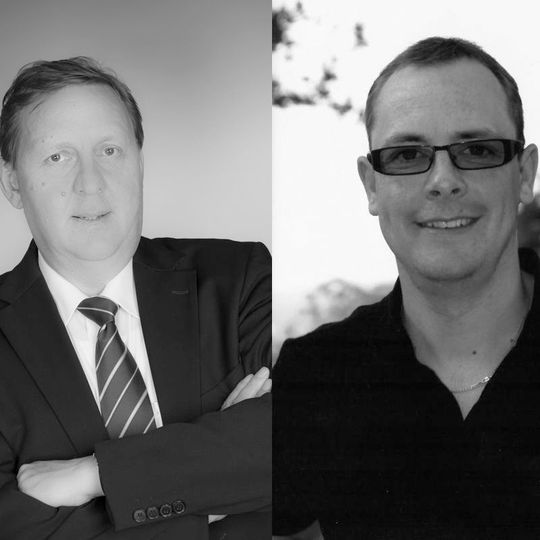 Falk Birkner (l.), Geschäftsführer Collax, und Torsten Wetzel, Vertriebsleiter ICO, sind Ihre Referenten.(Bild:  Collax)