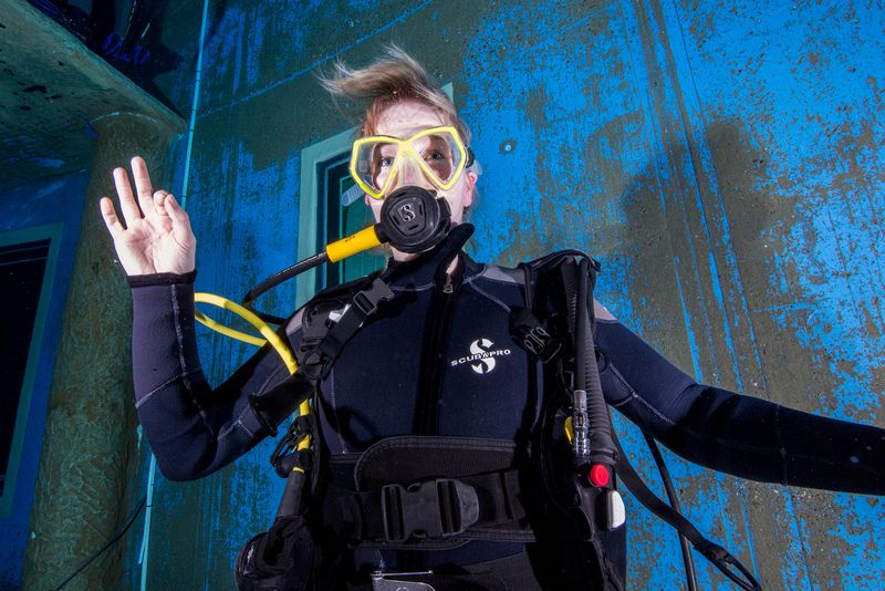 Gloria Hanauer (Herweck) kuckte noch etwas skeptisch. (Bild: Herweck)