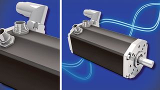 Bild 1: Die Integration der Leistungselektronik in einen bürstenlosen Gleichstrommotor (BLDC-Motor) ermöglicht ein einfaches Ansteuern des Motors und bietet eine Vielzahl von implementierbaren Regelalgorithmen. (Bild: Dunkermotoren)