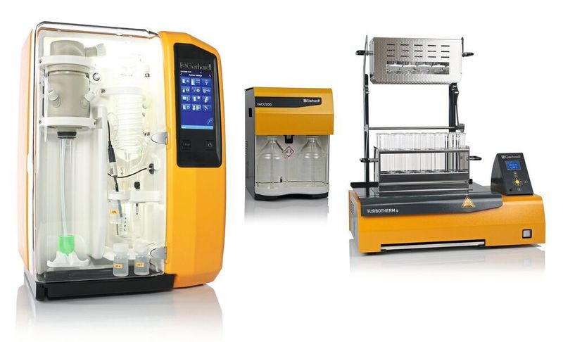 The product range for Kjeldahl analysis from C. Gerhardt (C. Gerhardt)