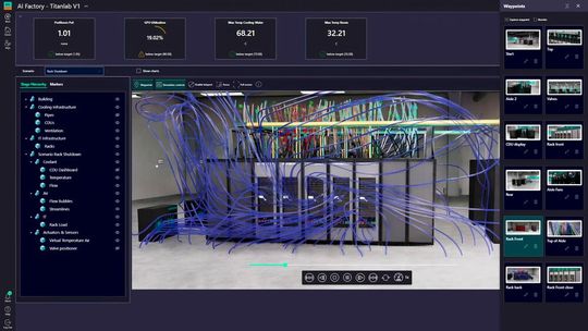 Der Digital Twin Composer von Siemens erstellt industrielle Metaverse-Umgebungen in grossem Massstab und ermöglicht es Unternehmen, industrielle KI, Simulationen und physikalische Echtzeitdaten zu nutzen, um Entscheidungen virtuell, schnell und in jeder Grösse zu treffen. (Bild:  Siemens)